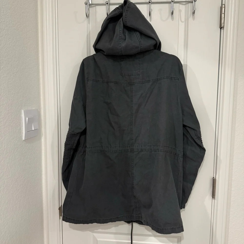 a new day Charcoal Utility Jacket Size XL Fall Winter - Picture 7 of 10